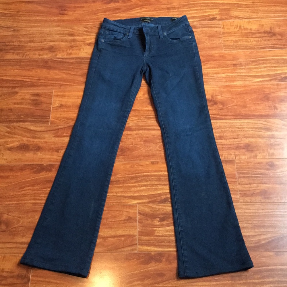 Genetic Denim dark wash flare jeans. Size 25